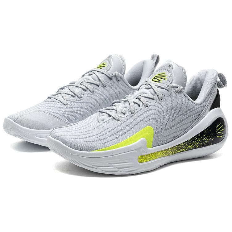 Кроссовки для баскетбола Under Armour Curry 12 противоскользящие устойчивые к истиранию низкий топ баскетбольные кроссовки унисекс белые - изображение 3