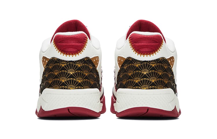 Ретро баскетбольные кроссовки Asics Gel-Fuse New Year Burgundy - изображение 6