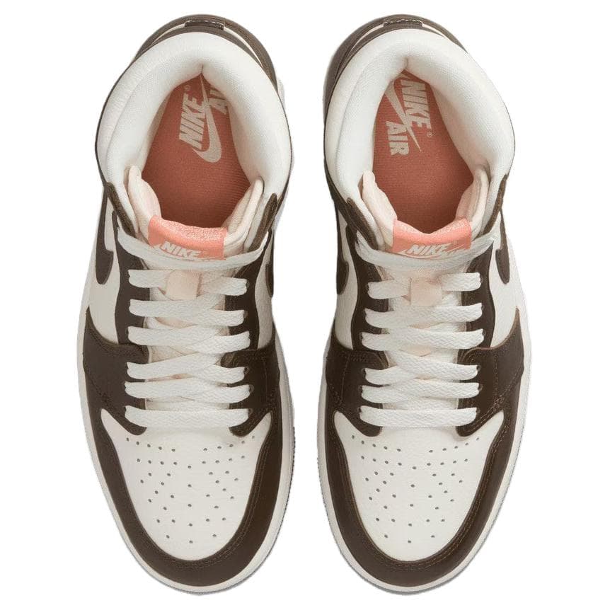 Ретро баскетбольные кроссовки Jordan Air Jordan 1 High Топ Винтажные Баскетбольные Кроссовки Женские Коричневый - изображение 4
