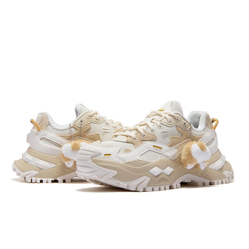 Ретро баскетбольные кроссовки FILA FUSION BIANCO WE С флисовой подкладкой Модные Спортивные Винтажные Баскетбольные Кроссовки Женские - изображение 3