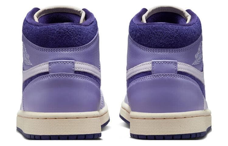 Ретро баскетбольные кроссовки Jordan Air Jordan 1 Mid "Purple Chenille" - изображение 4