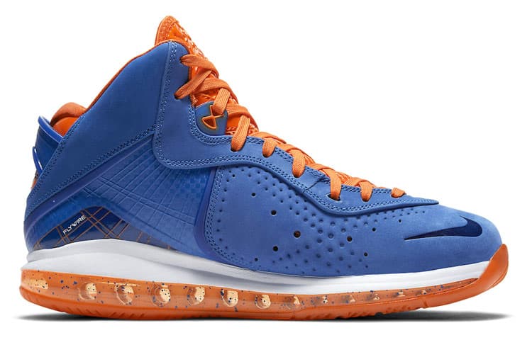 Кроссовки для баскетбола Nike Lebron 8 QS "Blue and Orange" - изображение 2