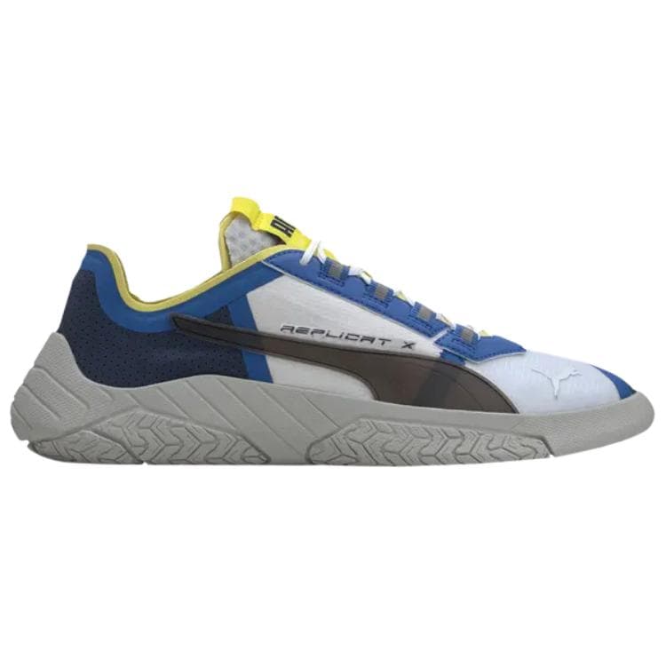 Кроссовки для спортзала Replicat X PUMA Замша Low Топ Тренировочные кроссовки Мужской Синий белый серый - изображение 2