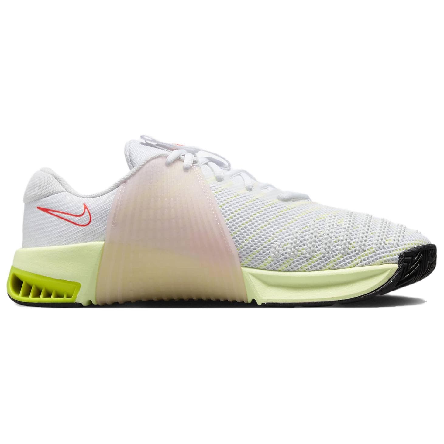 Кроссовки для спортзала Nike Metcon 9 Удобные противоскользящие низкие кроссовки для тренировок женские белые зеленые - изображение 2