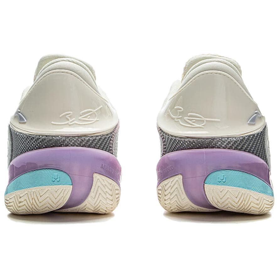 Кроссовки для баскетбола Li-Ning Wade 808 5 ULTRA Cotton Candy сверхлегкая технология Карбоновая плита стабильность Лоу-топы Баскетбольные кроссовки Мужской Бежевый - изображение 5