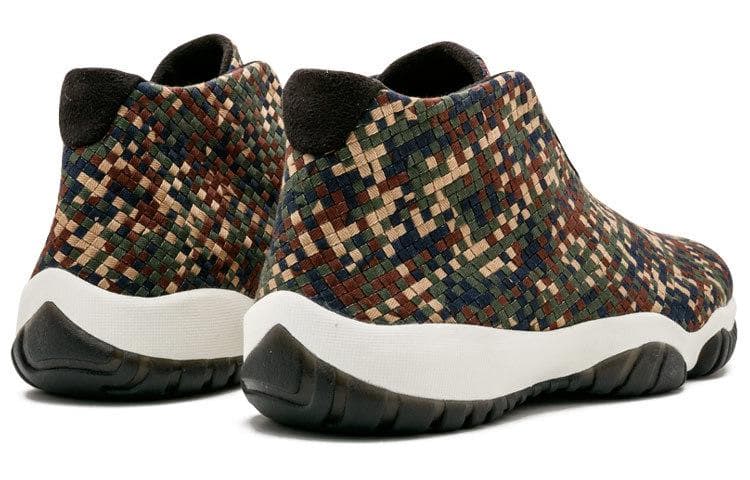 Ретро баскетбольные кроссовки Jordan Future Dark Army Camo - изображение 3