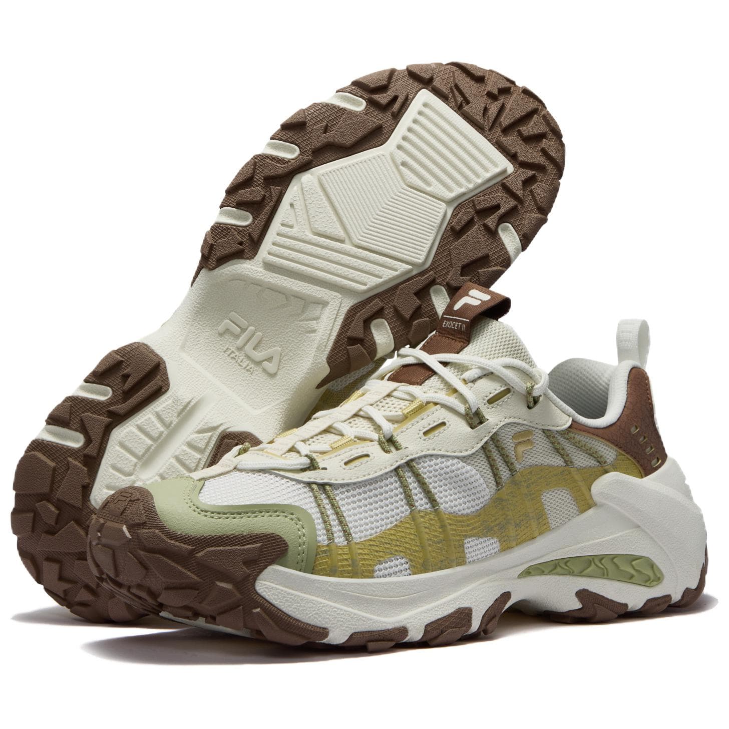 Кроссовки FILA FUSION EXOCET II Mountains Shoe 2 визуально увеличивает рост Низкий топ Толстая подошва Мужские кроссовки - изображение 4