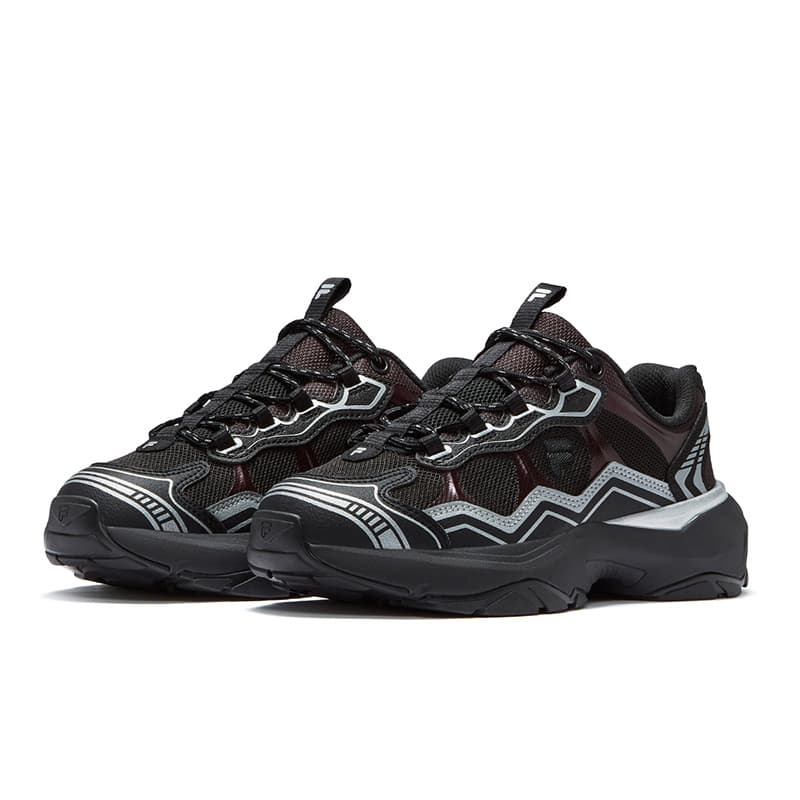 Кроссовки FILA FUSION GRAVEL Stratum Shoes Низкие массивные кроссовки Женские Черные - изображение 3