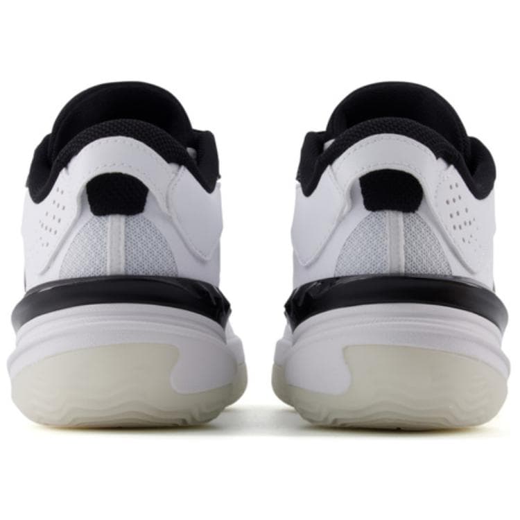 Ретро баскетбольные кроссовки New Balance Устойчивые к истиранию низкие кеды Винтажные баскетбольные кроссовки Унисекс Белые - изображение 4