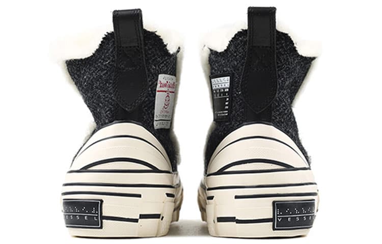 Кеды xVESSEL G.O.P. Winter Highs Black - изображение 4