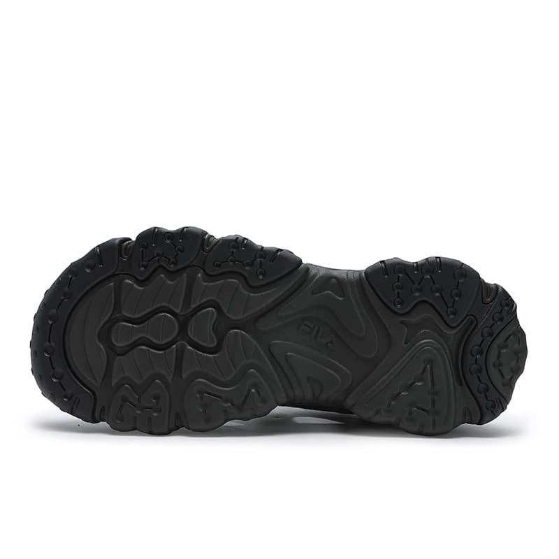 Сандалии с ремешком FILA FLUID 5 SANDAL Кошачья лапа Обувь Каньонинг (сплав по горной реке) Девичий Пляжные сандалии Женские Черно-серый - изображение 6