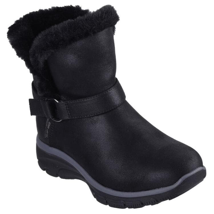 Ботинки зимние Skechers Slip ins Ботильоны Женские Черный - изображение 3