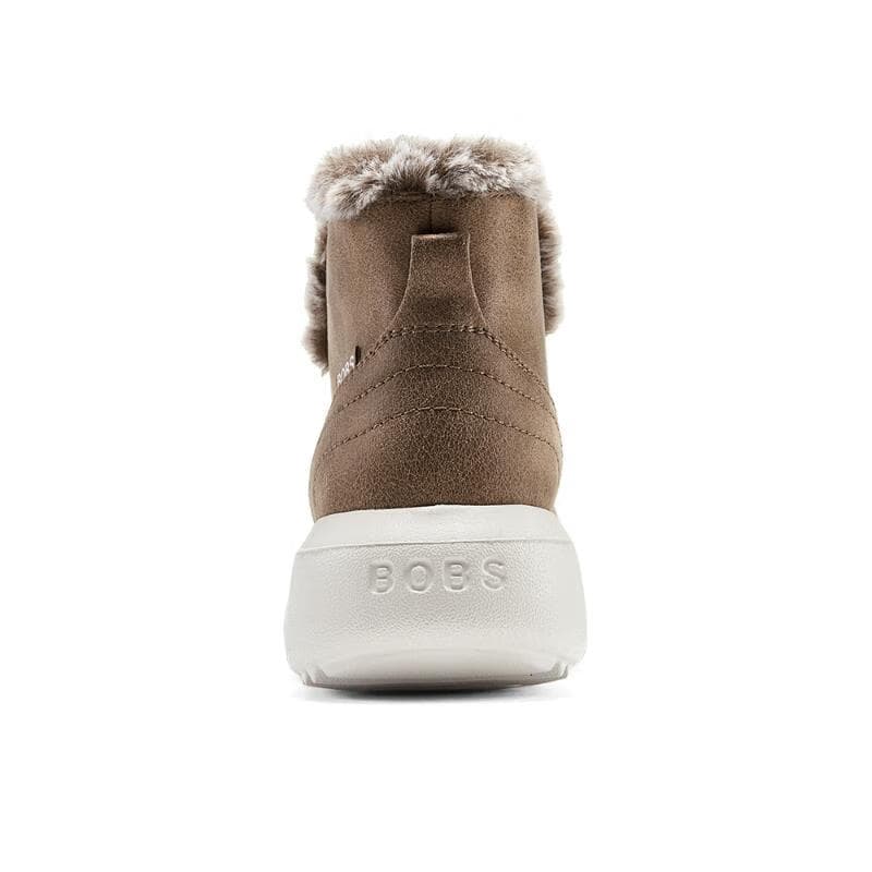 Ботинки зимние Skechers Bob's Устойчивые к истиранию Короткие Сноубутсы Женские Каштановый - изображение 4