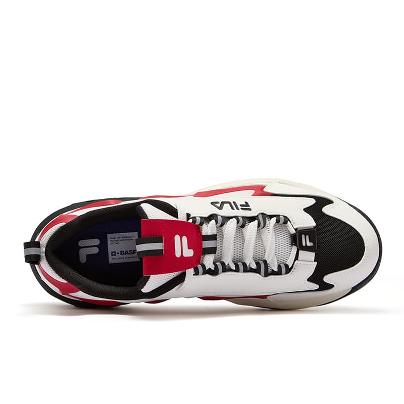 Кроссовки для баскетбола FILA FUSION SHOCK Electric Glow Shoes Баскетбольные кроссовки Мужские Белый Красный - изображение 3