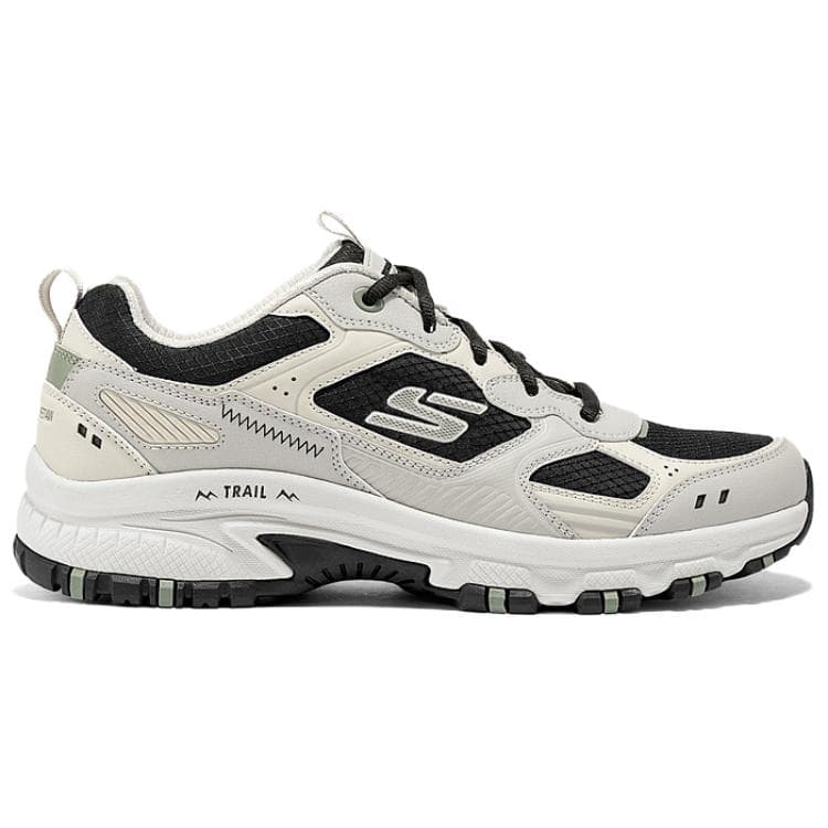 Кроссовки Skechers OUTDOOR MENS Лоу-топы Альпинистский поход Обувь Мужской Бежево-серый Черный - изображение 2