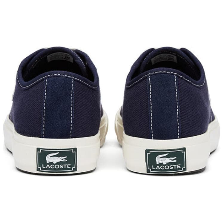 Кеды Lacoste Canvas Low-Top Navy - изображение 4