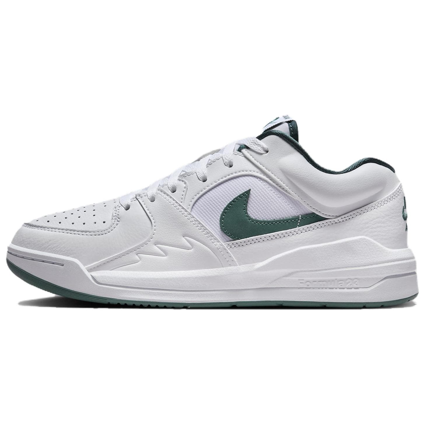 Ретро баскетбольные кроссовки Jordan Stadium 90 White Green - изображение 1