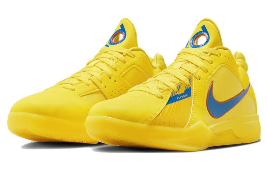 Ретро баскетбольные кроссовки Nike KD 3 3 "Vibrant Yellow" - изображение 3