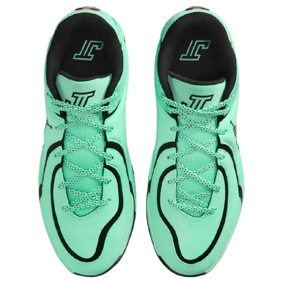 Кроссовки для баскетбола Jordan x Tatum 4 PF Green Glow Удобные классические дышащие баскетбольные кроссовки с амортизацией Мужские Зелёно-чёрный - изображение 4