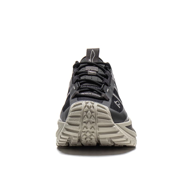 Кроссовки Li-Ning LINING Cloud На открытом воздухе CF SE TPU Универсальный минималистичный амортизация поддержка баланс Лоу-топы Походная обувь Унисекс Черный Обсидиановый серый - изображение 3