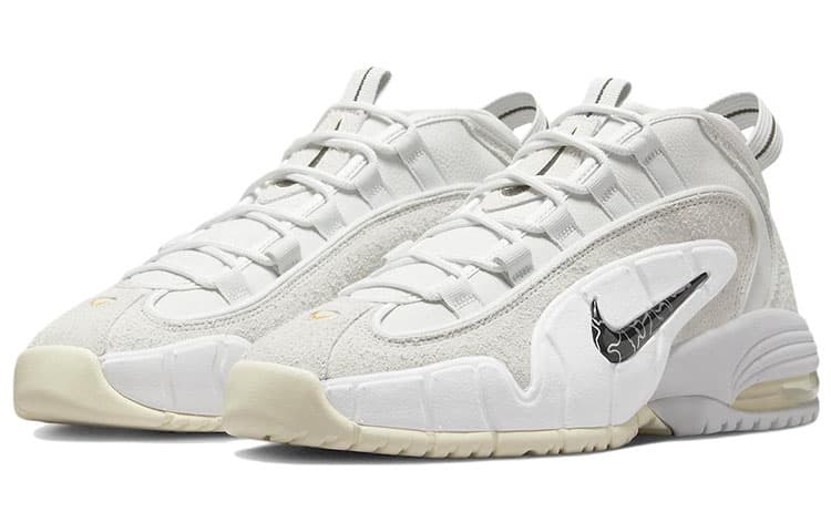 Кроссовки для баскетбола Nike Air Max Penny Mid Grey White - изображение 3