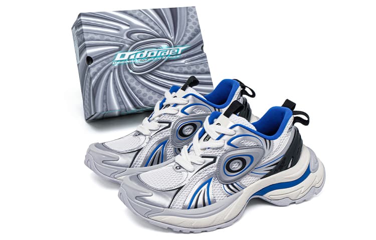 Кроссовки OLD ORDER Turbo GT White Blue - изображение 5