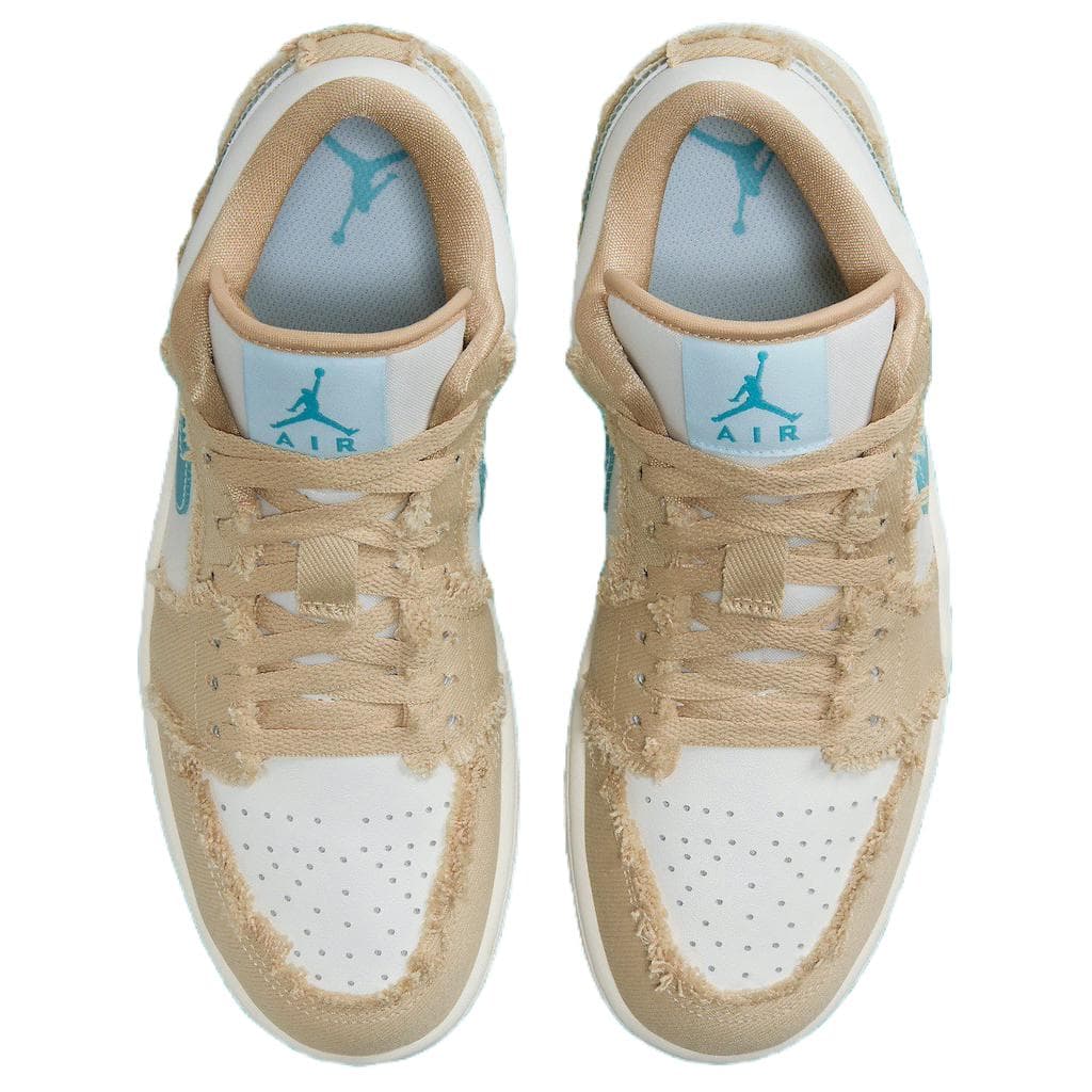 Ретро баскетбольные кроссовки Jordan Air Jordan 1 Low Retro White Blue — фото 4