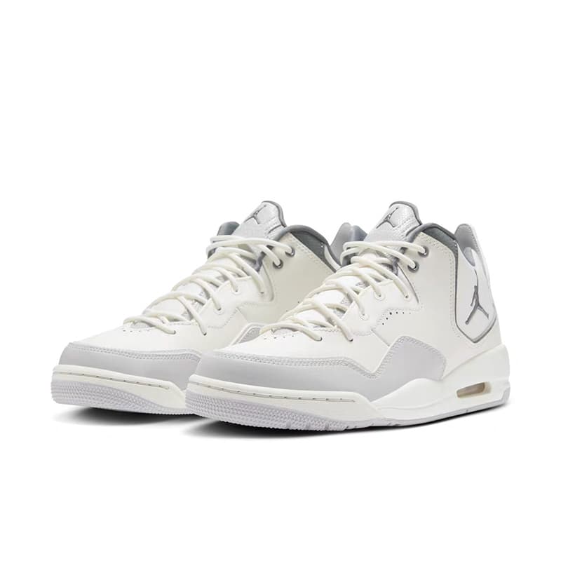 Ретро баскетбольные кроссовки Jordan Courtside 23 Grey White - изображение 2