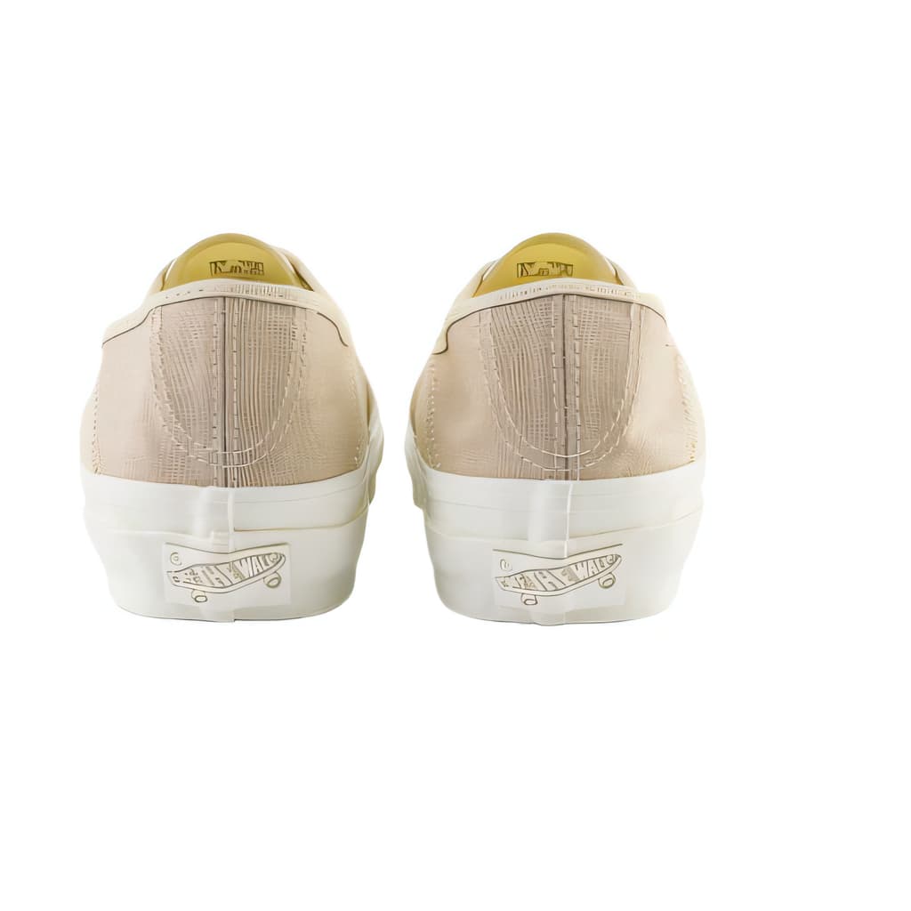 Кеды Vans Authentic 44 Устойчивые к истиранию Низкие Кеды Унисекс Бежевые - изображение 5
