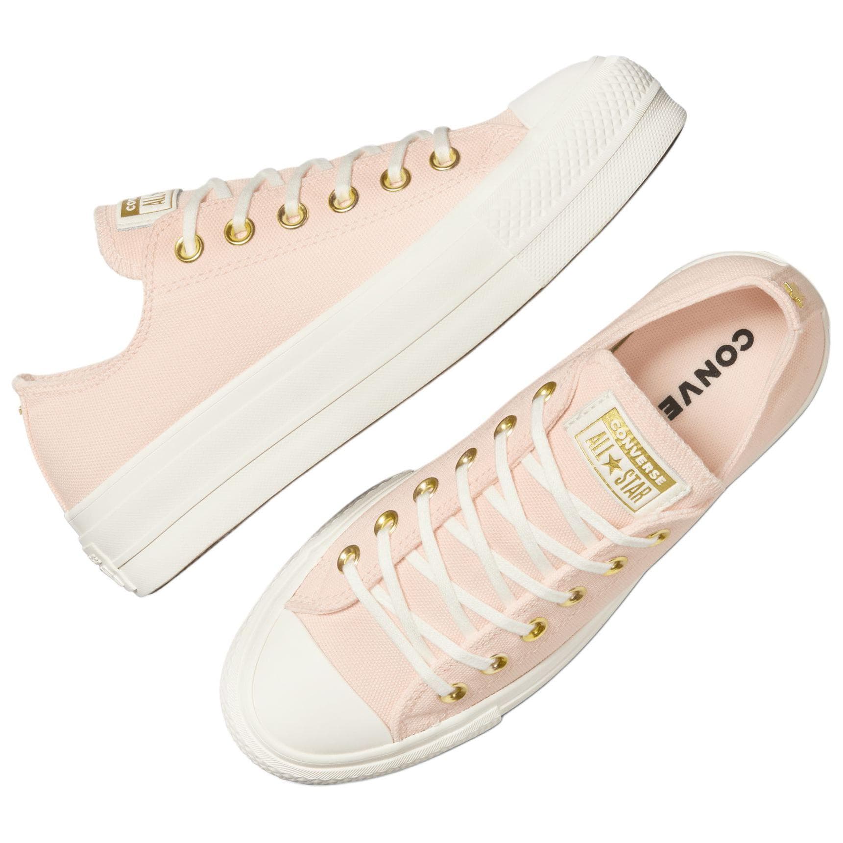 Кеды Converse Chuck TAYLOR All Star Lift Устойчивые к истиранию Низкие Кеды Женские Розовые - изображение 4