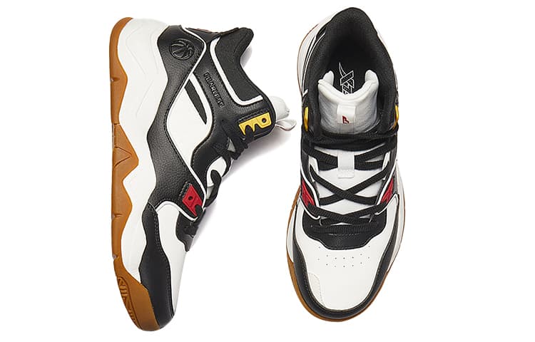 Кроссовки для баскетбола Xtep High-Top Basketball Shoes Black White - изображение 4