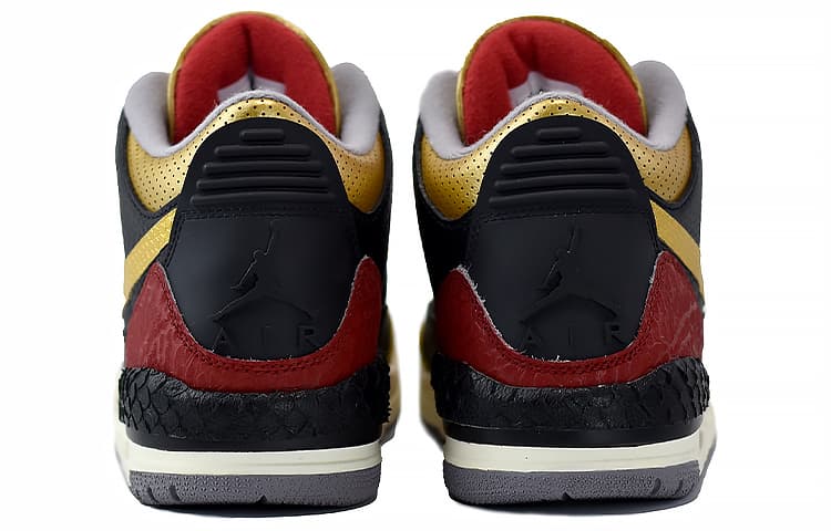 Кроссовки для баскетбола Jordan Air Jordan 3 Retro "Black Gold" - изображение 4