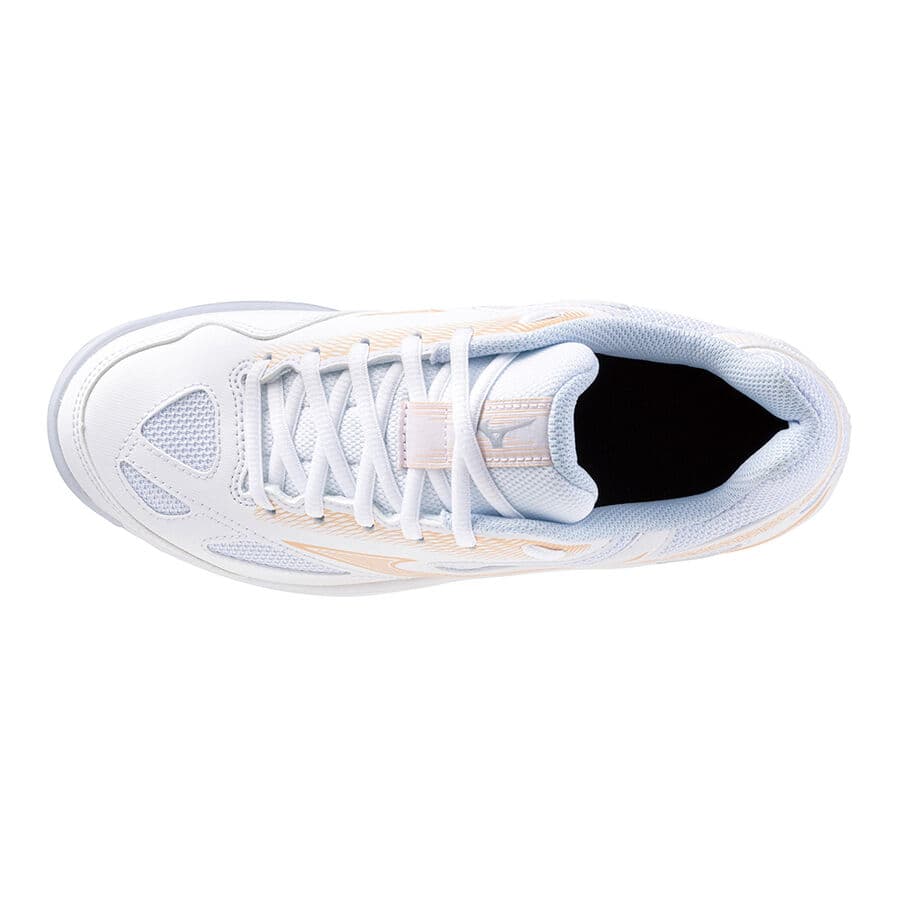 Кроссовки для спортзала Mizuno Stealth Star 2 JR White Gold - изображение 3