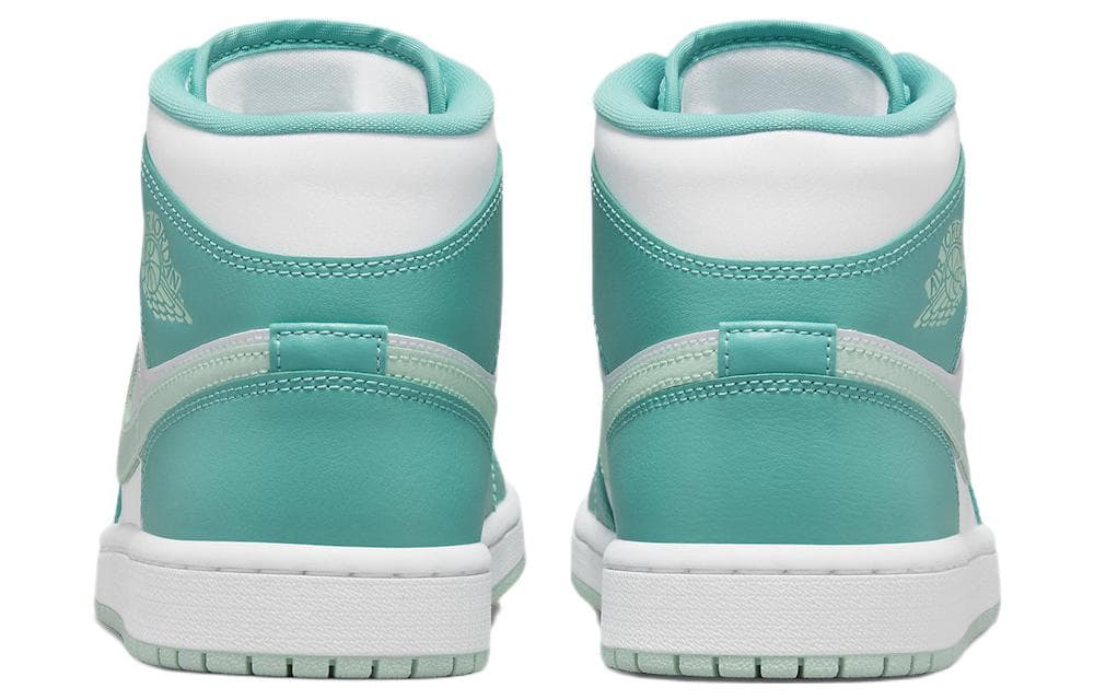Ретро баскетбольные кроссовки Jordan Air Jordan 1 Mid "Marine Green" — фото 5