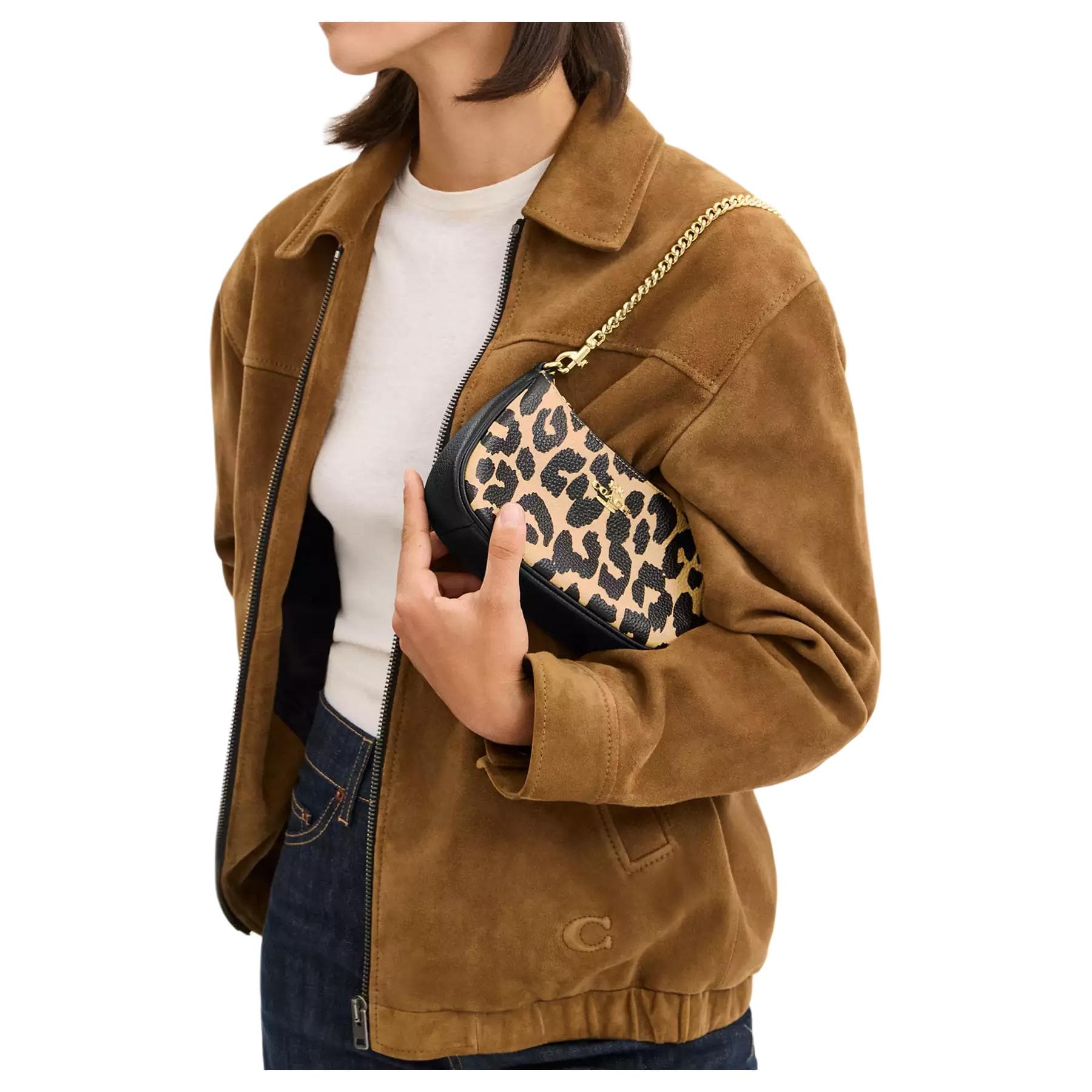 Мини-сумка Coach Teri Кожа Сумки через плечо Средний Женские Многоцветный - изображение 6