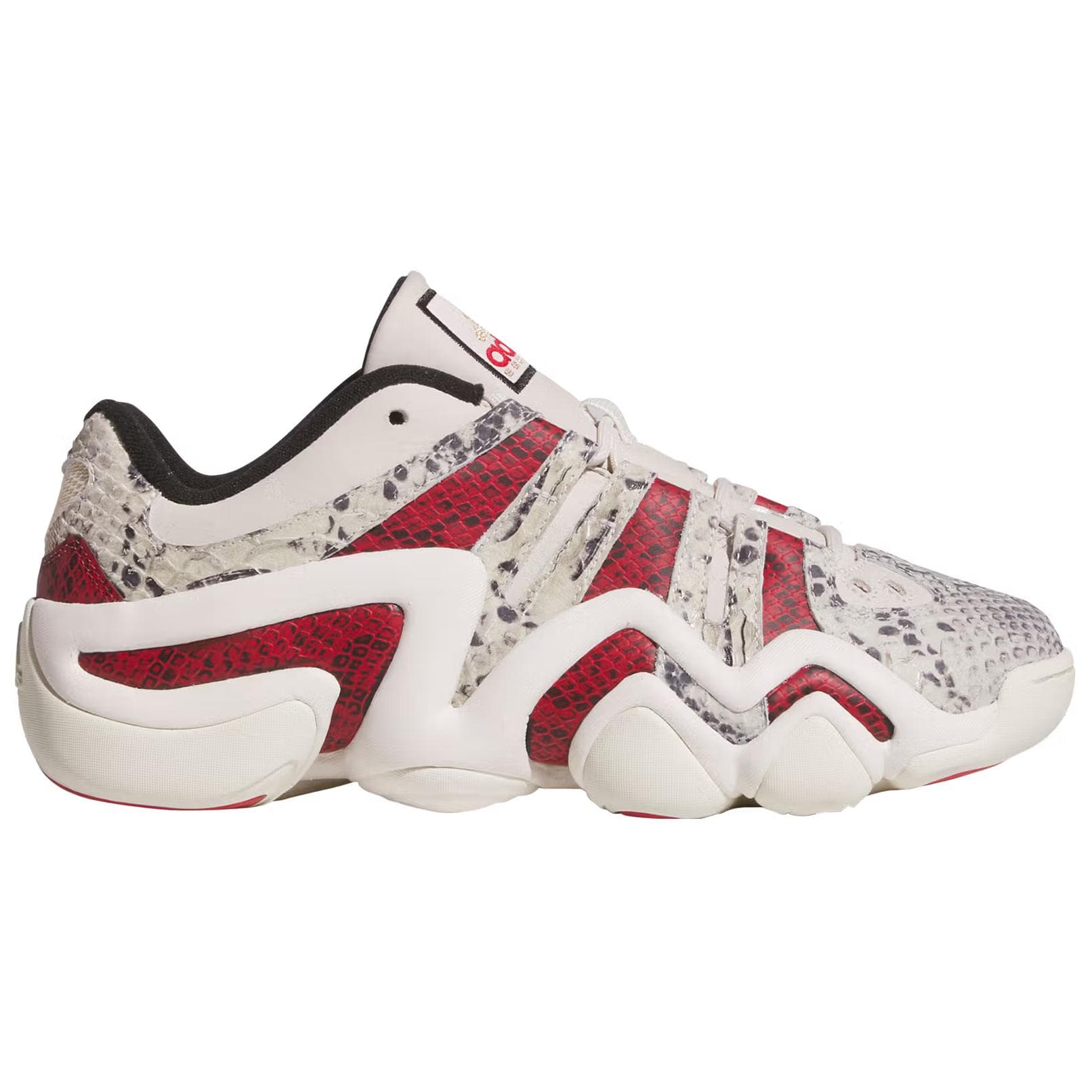 Кроссовки для баскетбола Adidas Crazy 8 противоскользящие устойчивые к истиранию низкие баскетбольные кроссовки унисекс бежево-красные - изображение 2