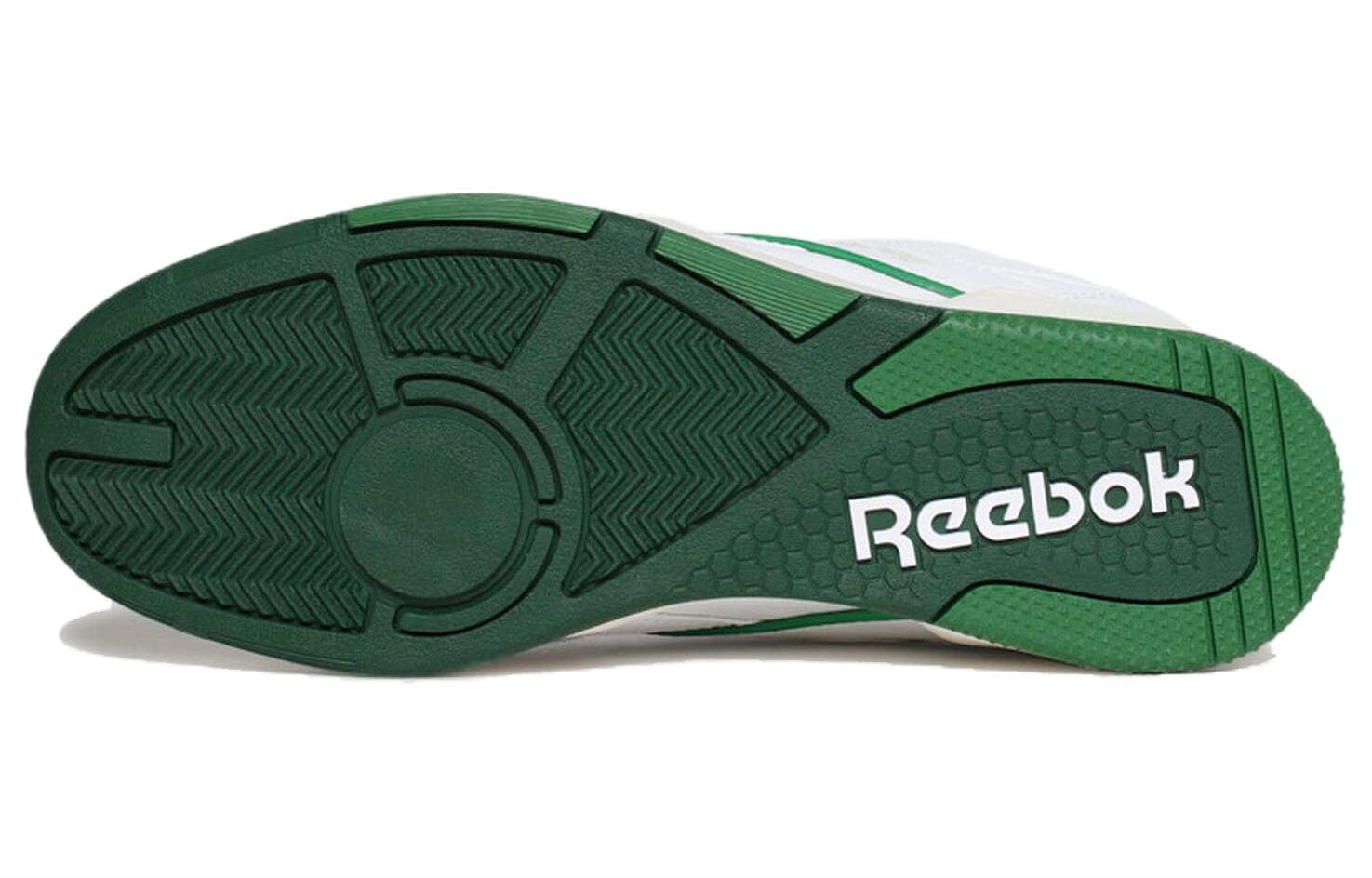 Ретро баскетбольные кроссовки Reebok BB 4000 2 White Green Grey - изображение 5