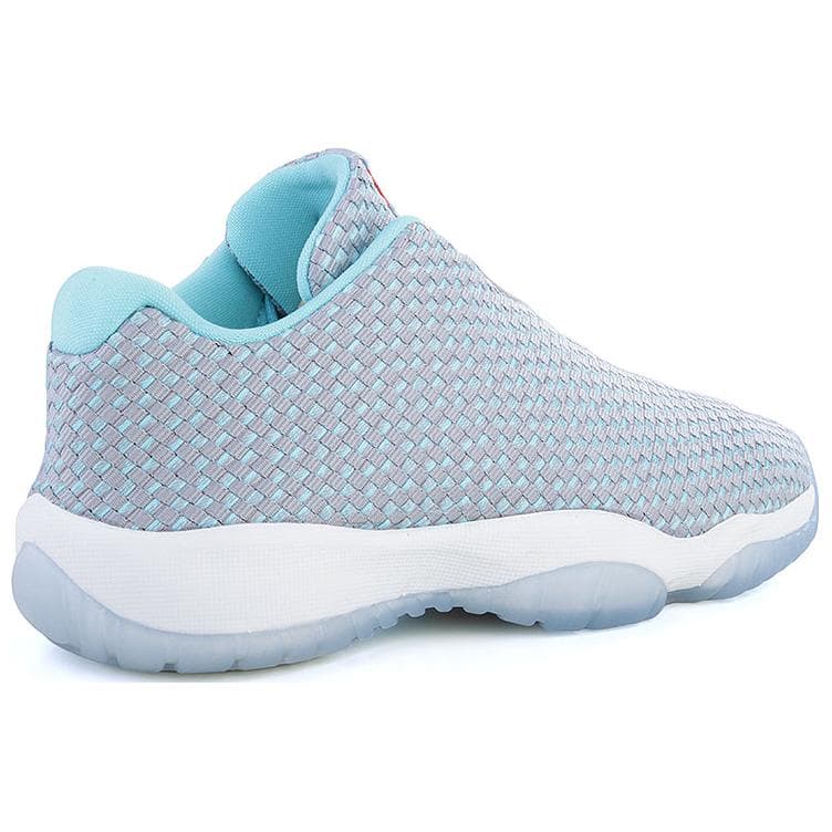 Ретро баскетбольные кроссовки Jordan Future Low GS Grey Blue - изображение 3