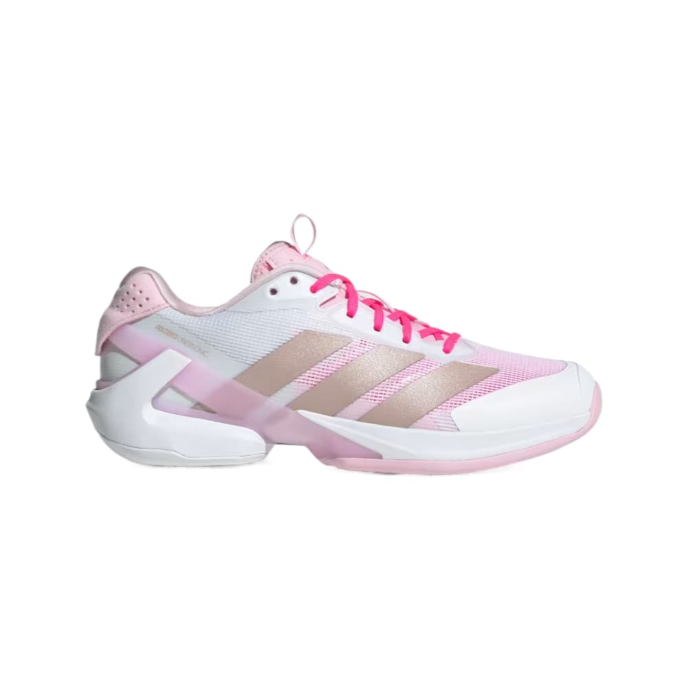 Кроссовки для тенниса Adidas Adizero Ubersonic 5 Устойчивые к истиранию Низкие теннисные кроссовки для женщин Розовые - изображение 2