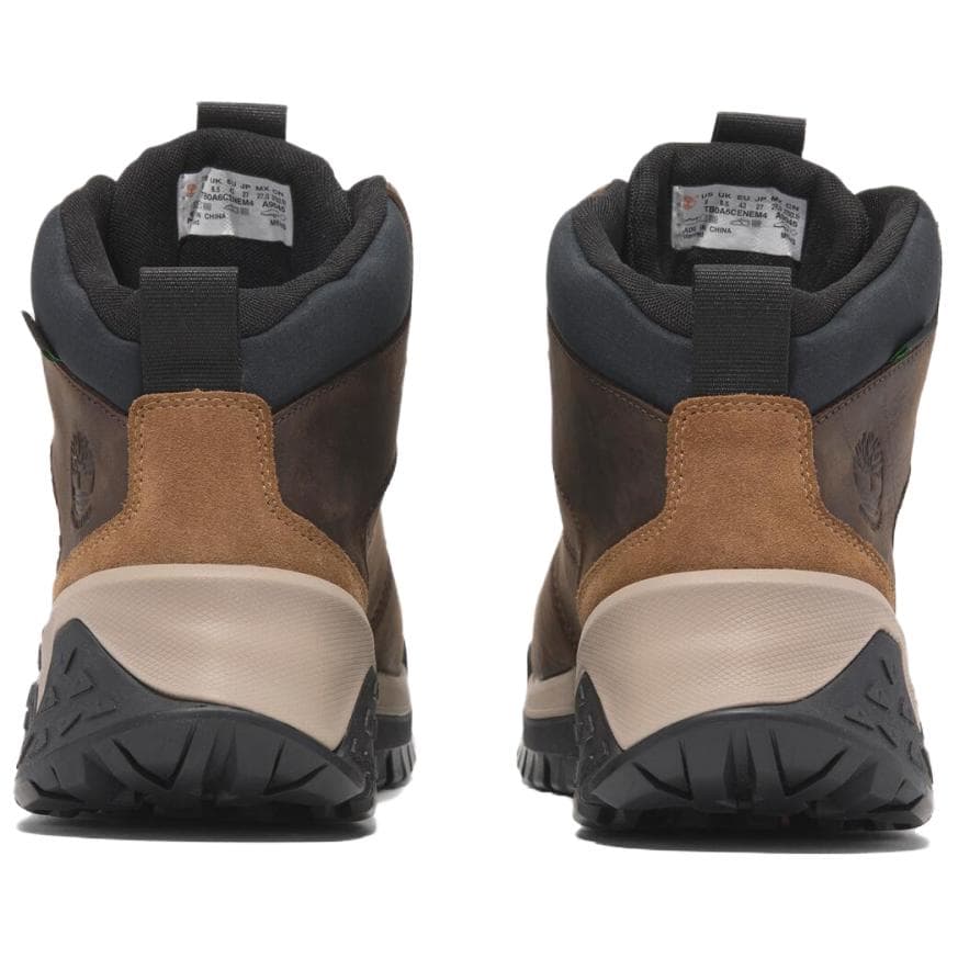 Кроссовки Timberland Противоскользящая Устойчивая к истиранию MID Топ Походная обувь Мужская Коричневая - изображение 4