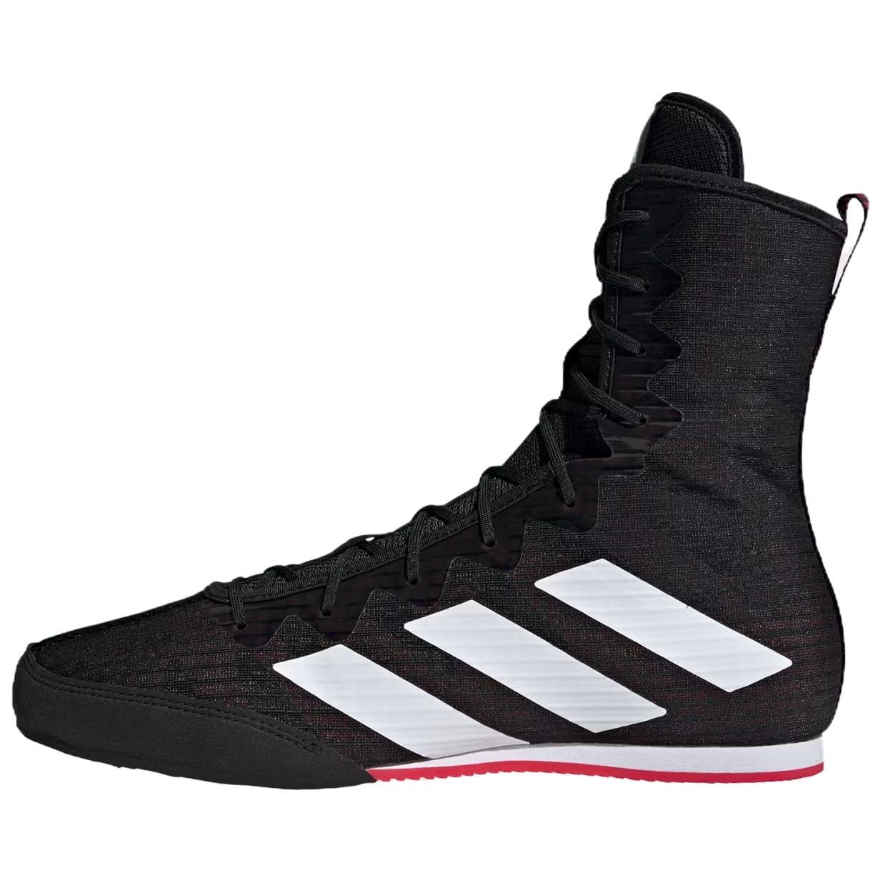 Кроссовки для спортзала Adidas Box Hog 4 Удобные Высокие Кроссовки для Тренировок Унисекс Черно-Белые - изображение 1