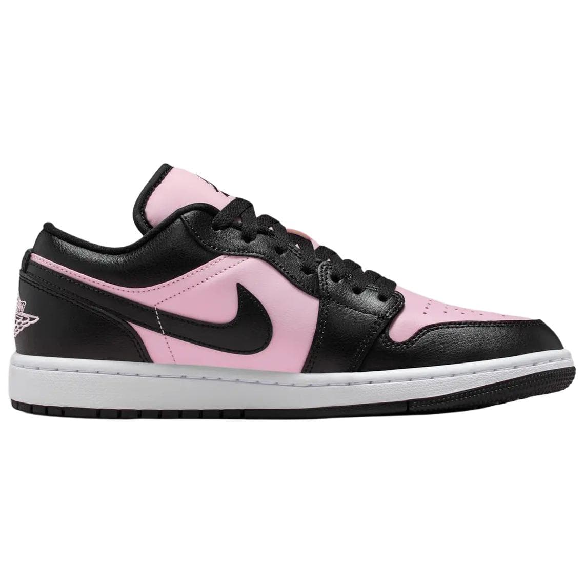 Ретро баскетбольные кроссовки Jordan Air Jordan 1 Дышащие Низкие Кроссовки для Баскетбола Винтажные Женские Черные Розовые - изображение 2