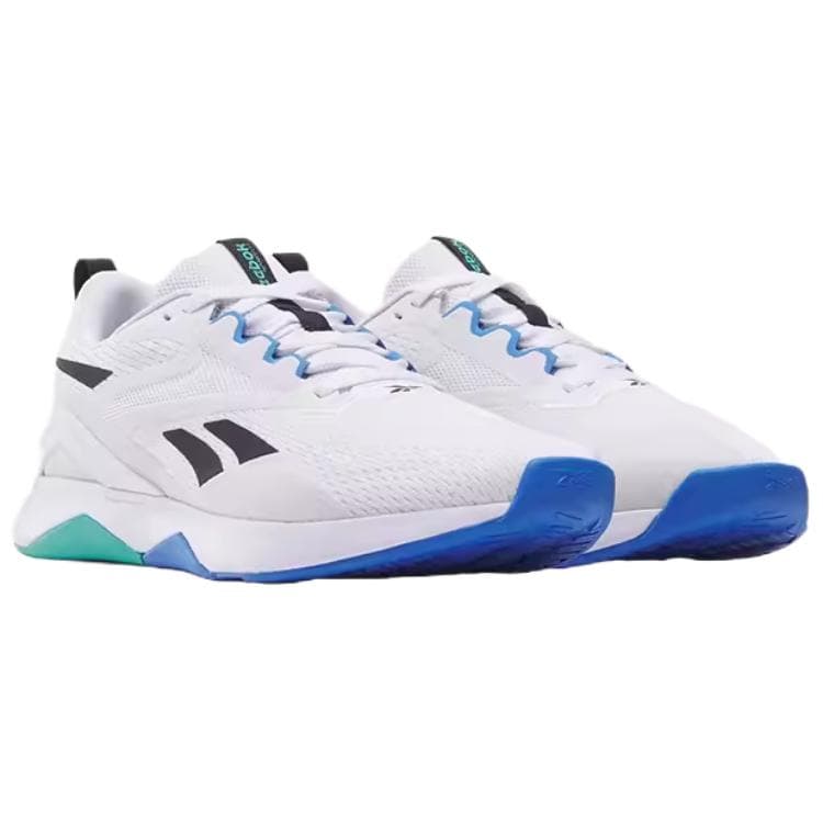 Кроссовки для спортзала REEBOK NANOFLEX TR 2 Low Топ Тренировочные Кроссовки Мужские Белый Черный Синий - изображение 3