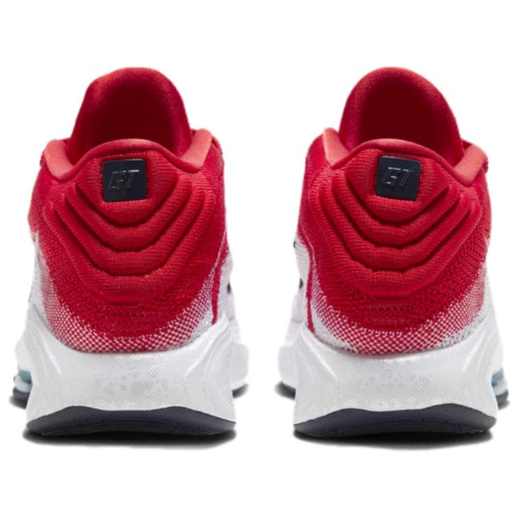 Кроссовки для баскетбола Nike GT Hustle 3 Удобный MID Баскетбольные кроссовки Мужские Красные - изображение 4