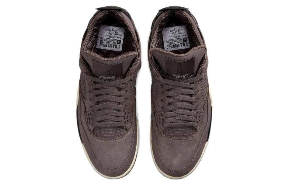 Ретро баскетбольные кроссовки A Ma Maniére x Air Jordan 4 Retro "Violet Ore" - изображение 4