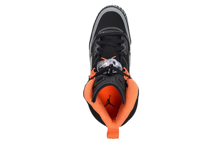Ретро баскетбольные кроссовки Jordan Spizike Black Orange Grey - изображение 4