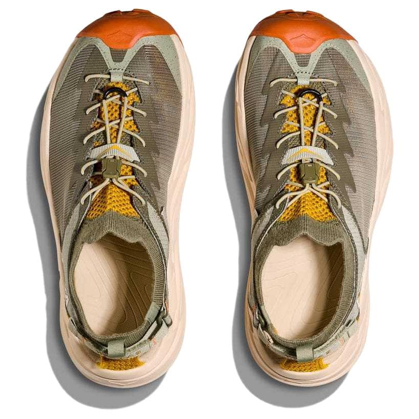 Сандалии HOKA ONE ONE HOPARA 2 Ткань противоскользящая устойчивая к истиранию дышащая обувь для водного спорта мужская зеленая - изображение 3