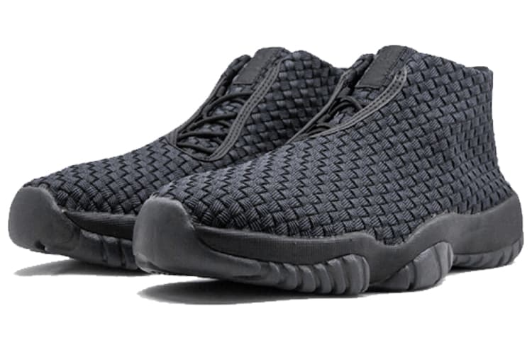 Ретро баскетбольные кроссовки Jordan Future Triple Black - изображение 3