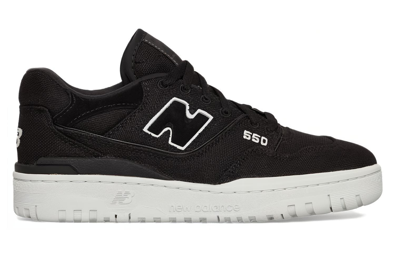 Ретро баскетбольные кроссовки New Balance 550 Black - изображение 2