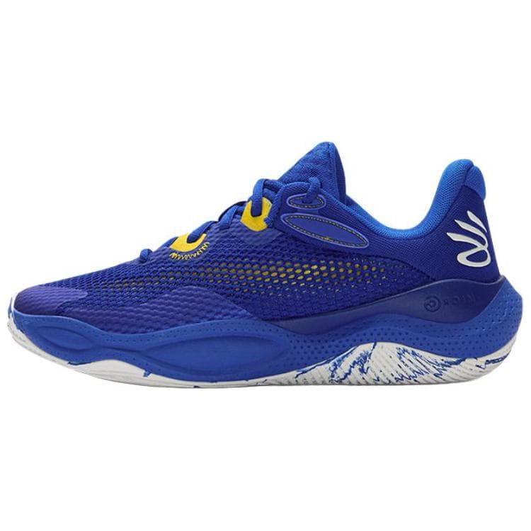 Кроссовки для баскетбола Under Armour Curry Водный аккорд 24 Амортизация Противоскользящая износостойкая Лоу-топы Баскетбольные кроссовки Мужской - изображение 1